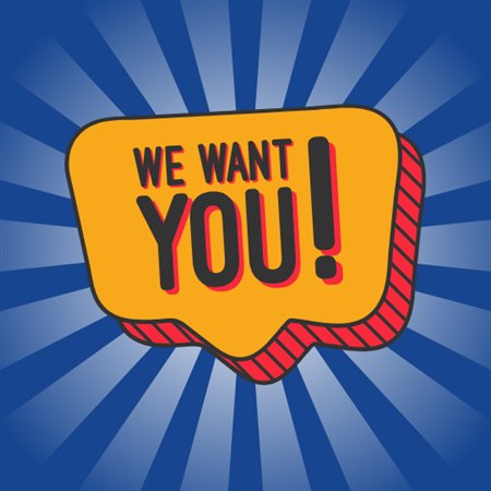 We want you!